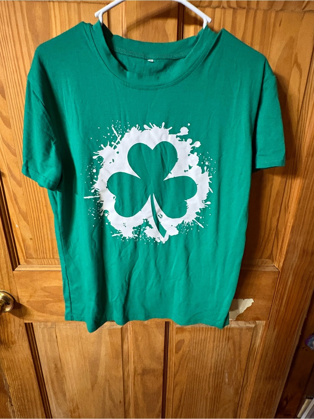 Kids Green Shamrock Graphic Tee